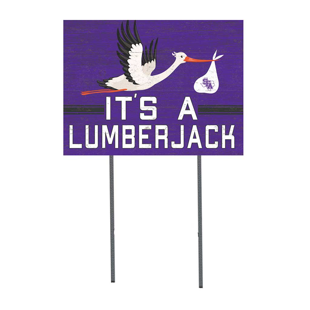 18x24 Lawn Sign Stork Yard Sign It's A Stephen F Austin Lumberjacks