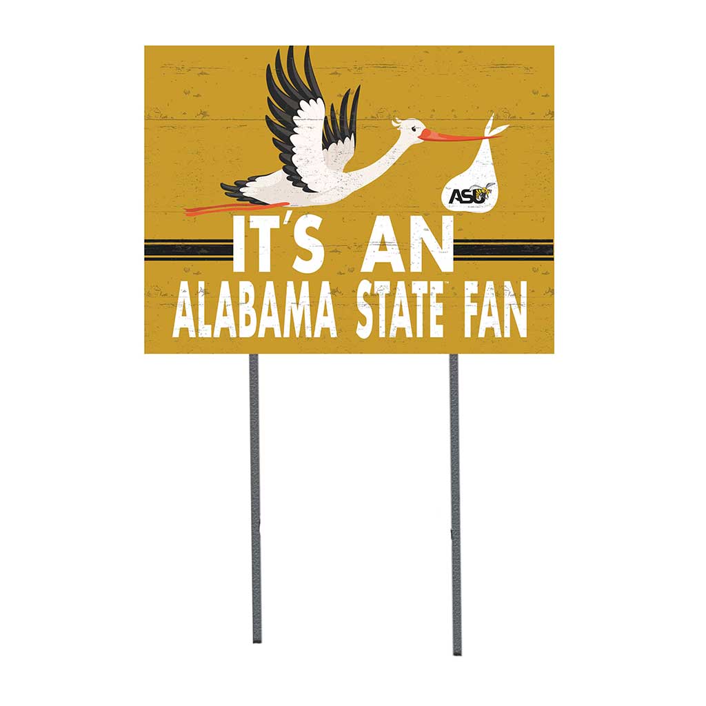 18x24 Lawn Sign Stork Yard Sign It's A Alabama State HORNETS