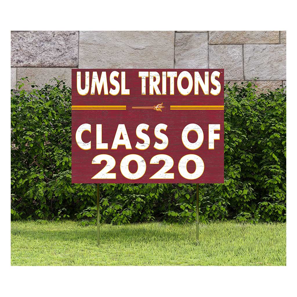18x24 Lawn Sign Class of  Missouri-St. Louis Tritons