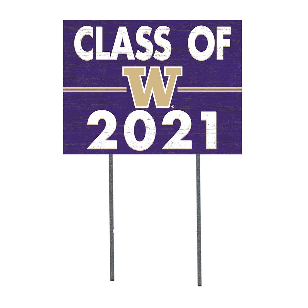 18x24 Lawn Sign Class of  Washington Huskies