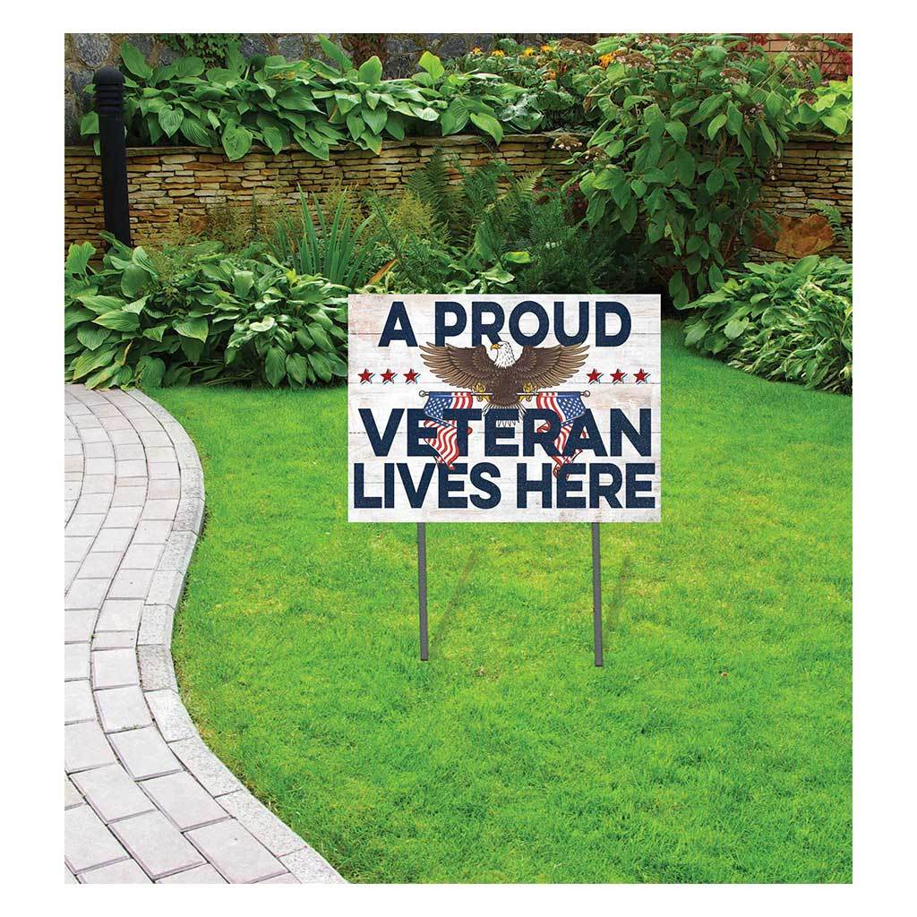 Proud Veteran Lawn Sign