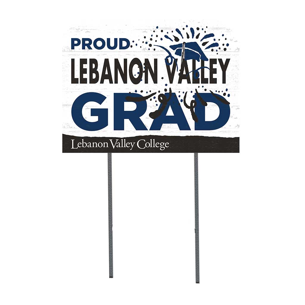18x24 Lawn Sign Proud Grad With Logo Lebanon Valley College Dutchmen