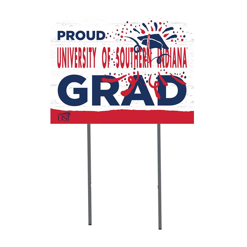 18x24 Lawn Sign Proud Grad With Logo Southern Indiana Screaming Eagles