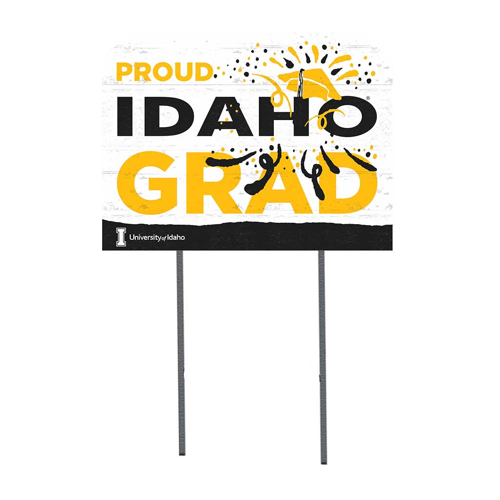 18x24 Lawn Sign Proud Grad With Logo Idaho Vandals