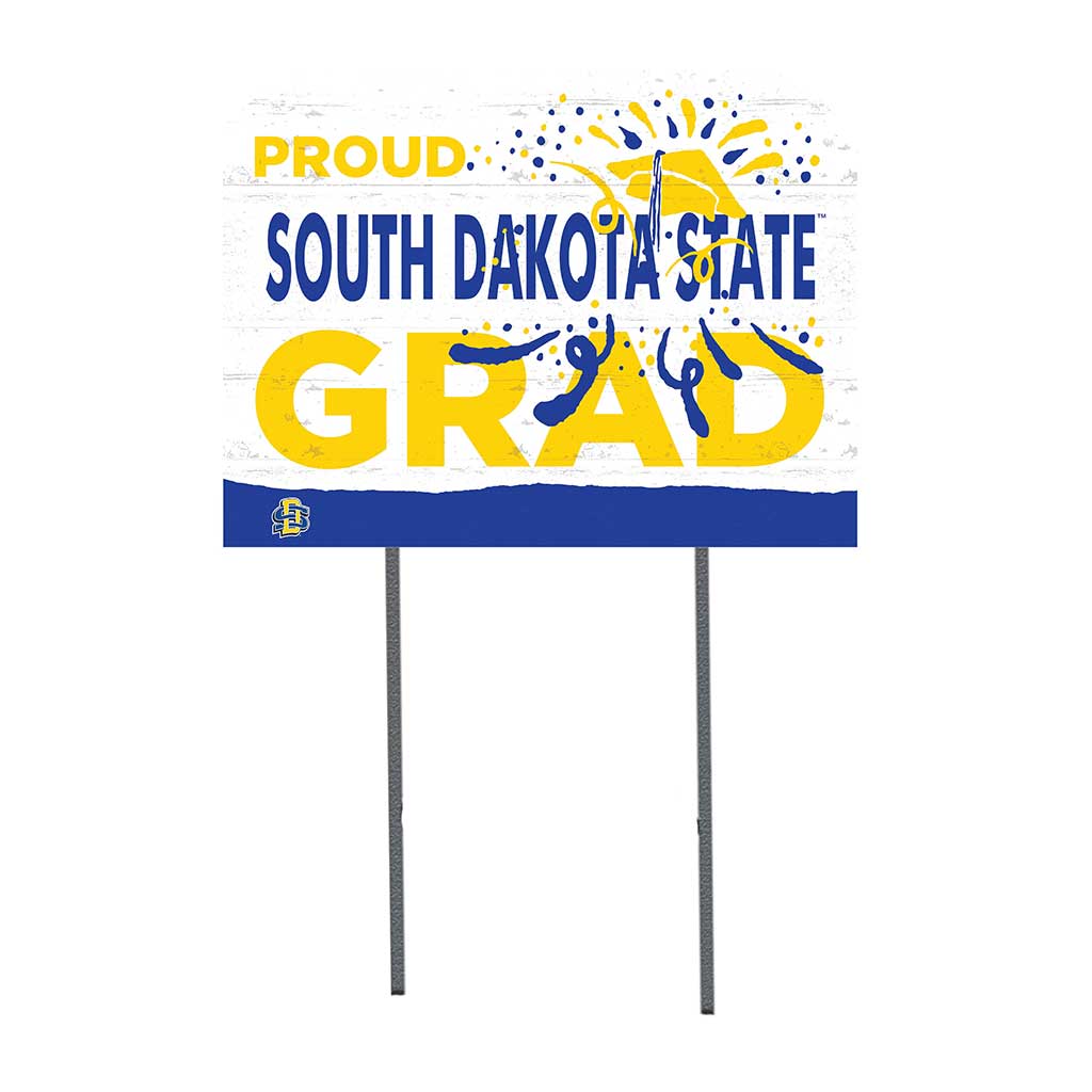 18x24 Lawn Sign Proud Grad With Logo South Dakota State University Jackrabbits