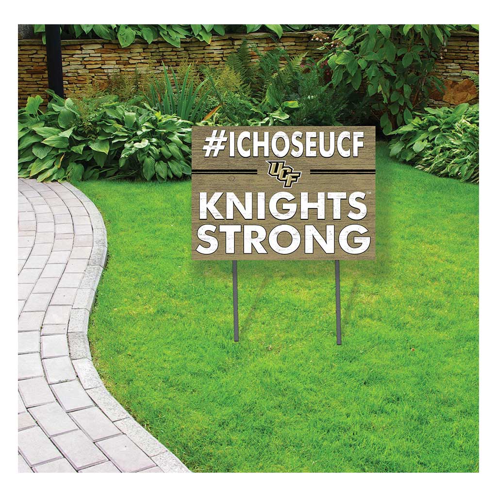 18x24 Lawn Sign I Chose Team Strong Central Florida Knights