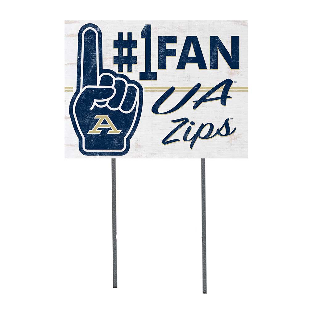 18x24 Lawn Sign #1 Fan Akron Zips