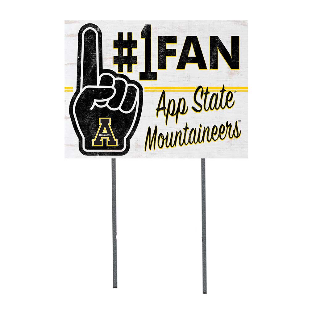 18x24 Lawn Sign #1 Fan Appalachian State Mountaineers