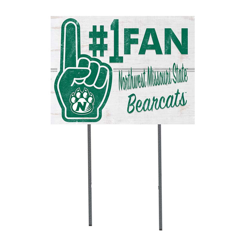 18x24 Lawn Sign #1 Fan Northwest Missouri State University Bearcats
