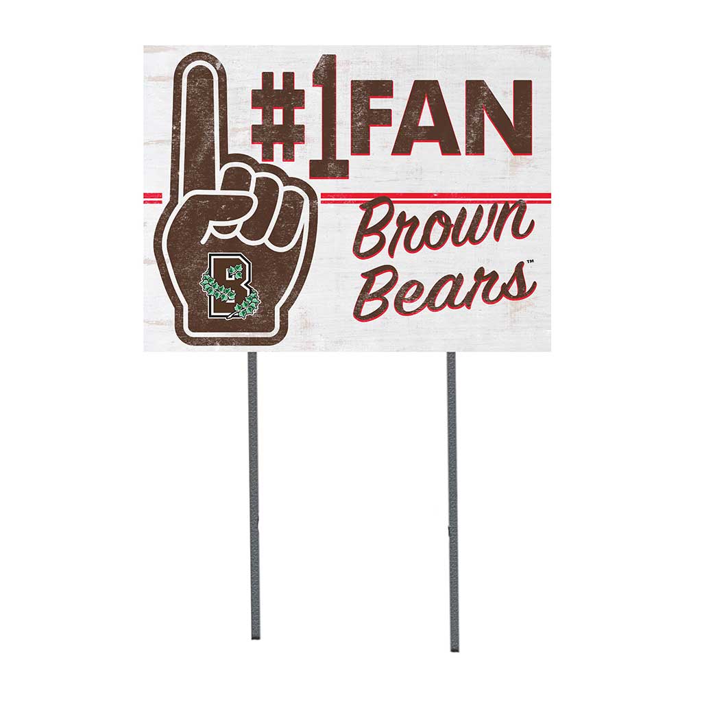 18x24 Lawn Sign #1 Fan Brown Bears