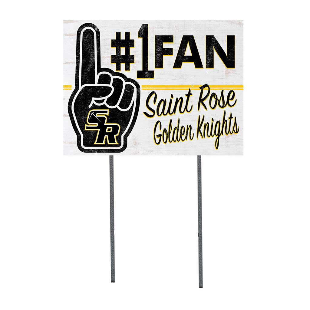 18x24 Lawn Sign #1 Fan The College of Saint Rose Golden Knights
