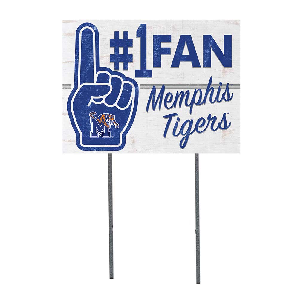 18x24 Lawn Sign #1 Fan Memphis Tigers