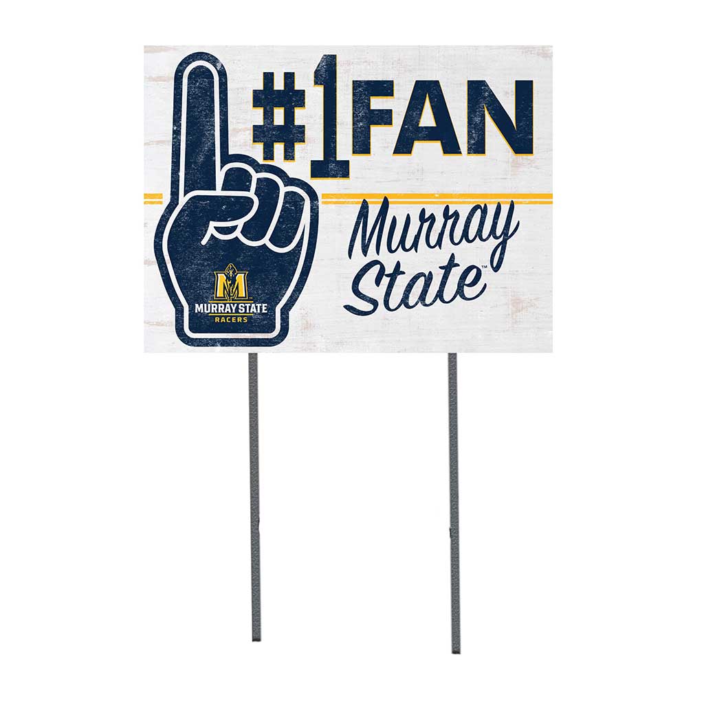 18x24 Lawn Sign #1 Fan Murray State Racers