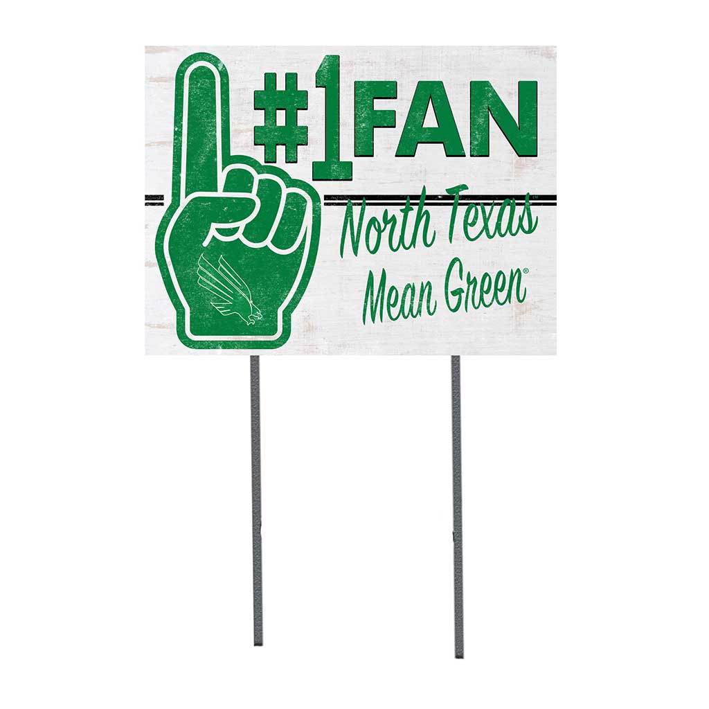 18x24 Lawn Sign #1 Fan North Texas Mean Green
