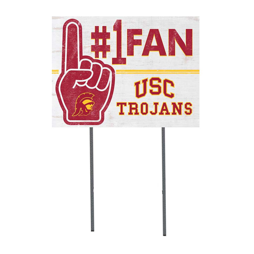 18x24 Lawn Sign #1 Fan Southern California Trojans