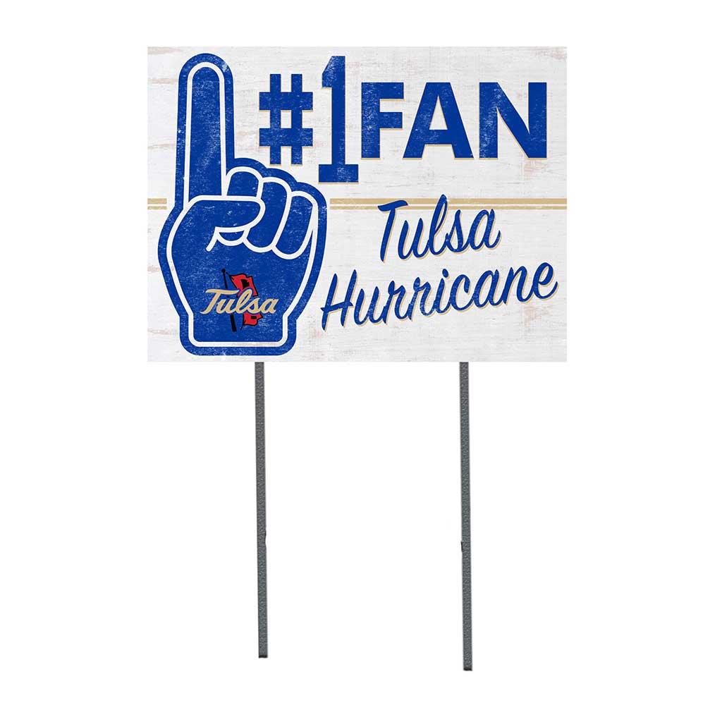 18x24 Lawn Sign #1 Fan Tulsa Golden Hurricane