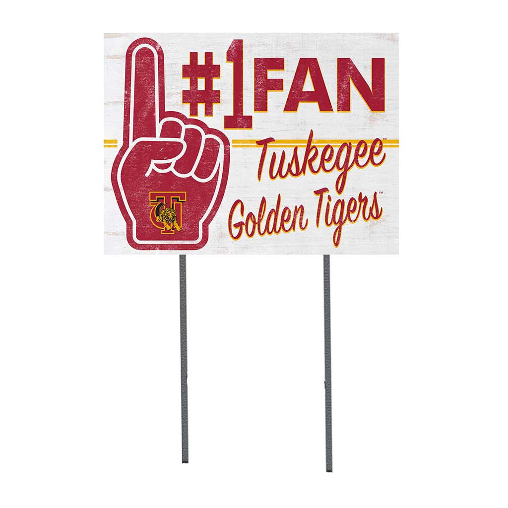 18x24 Lawn Sign #1 Fan Tuskegee Golden Tigers