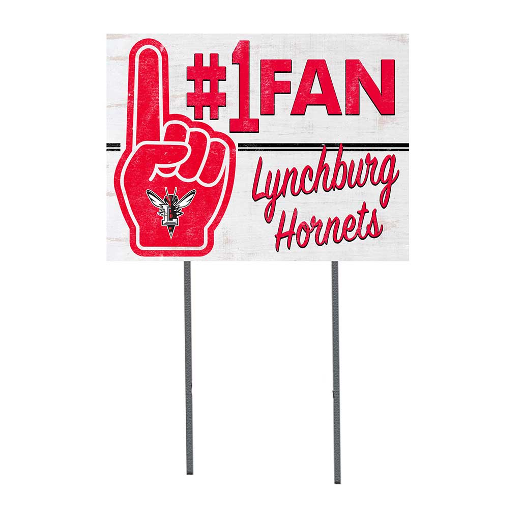 18x24 Lawn Sign #1 Fan Lynchburg College Hornets
