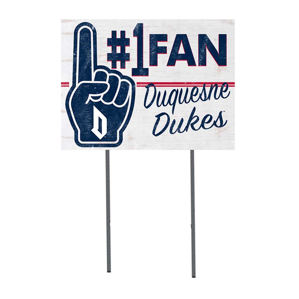 18x24 Lawn Sign #1 Fan Duquesne Dukes