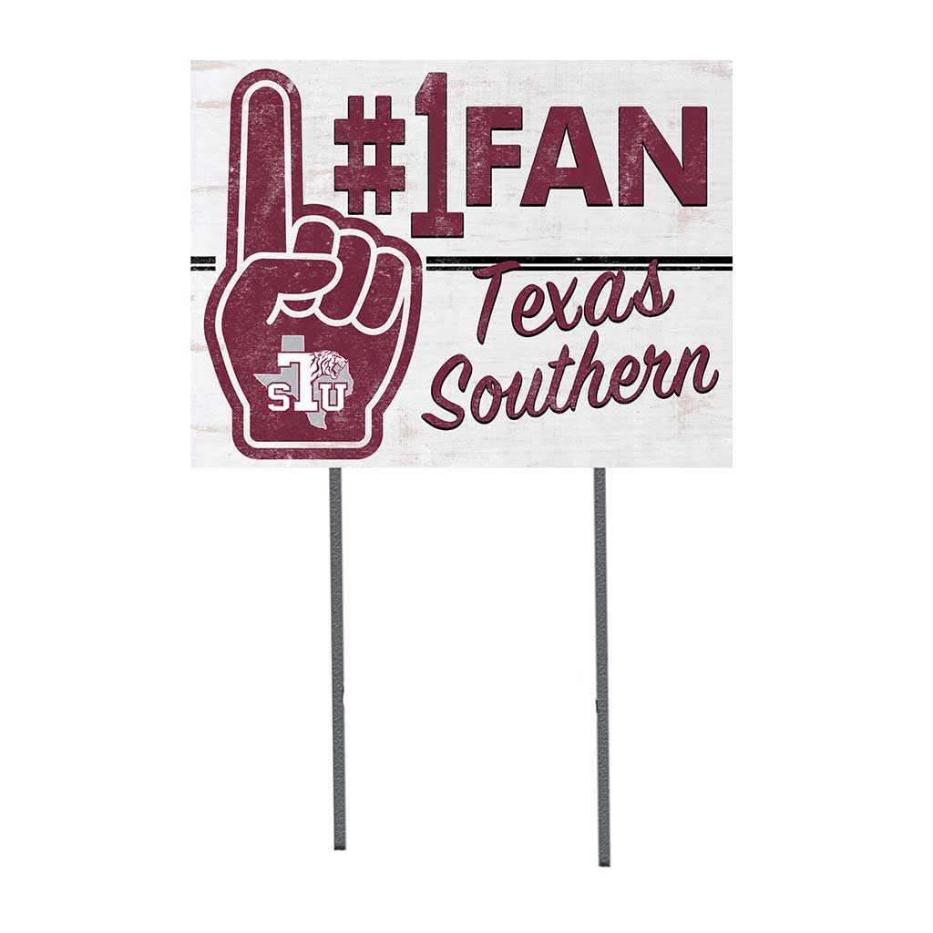18x24 Lawn Sign #1 Fan Texas Southern Tigers