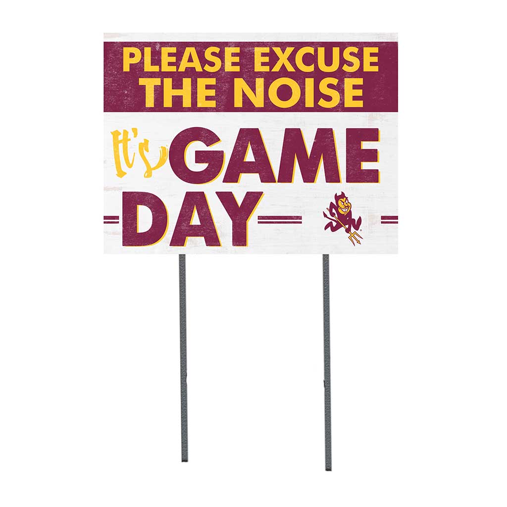18x24 Lawn Sign Excuse the Noise Arizona State Sun Devils