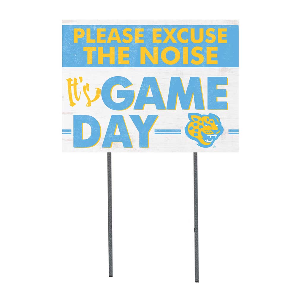 18x24 Lawn Sign Excuse the Noise Southern University Jaguars