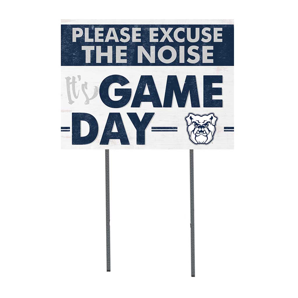 18x24 Lawn Sign Excuse the Noise Butler Bulldogs