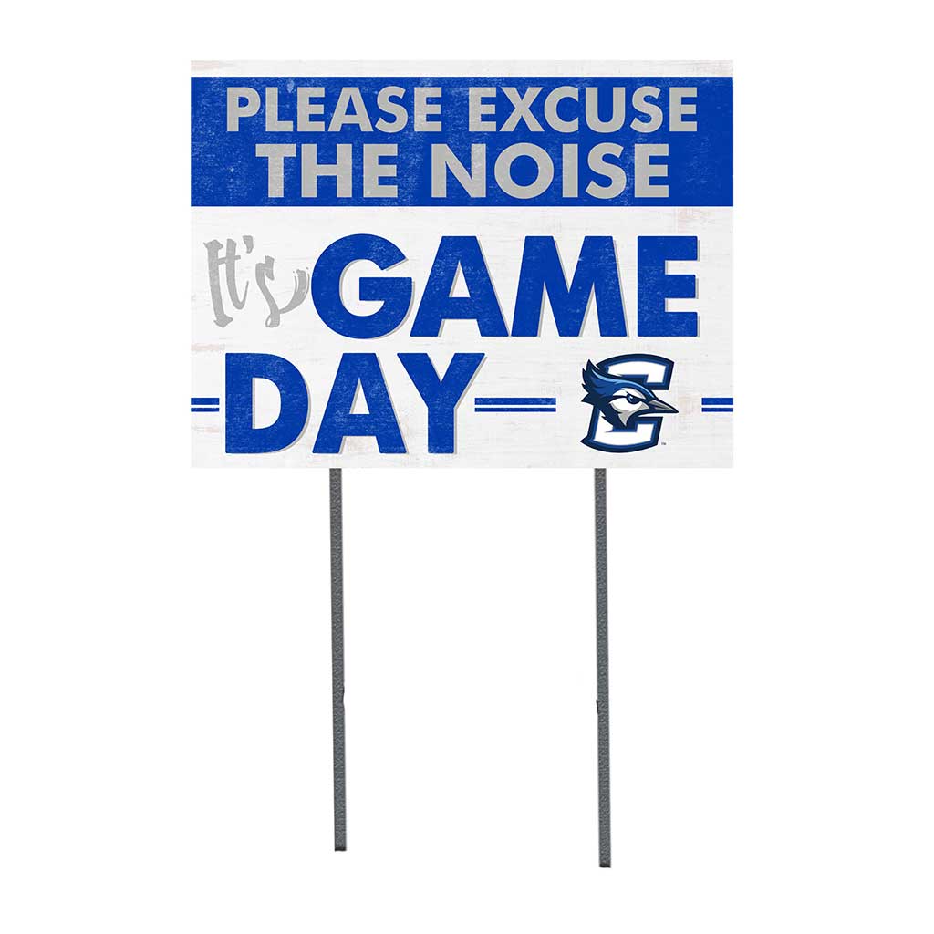 18x24 Lawn Sign Excuse the Noise Creighton Bluejays