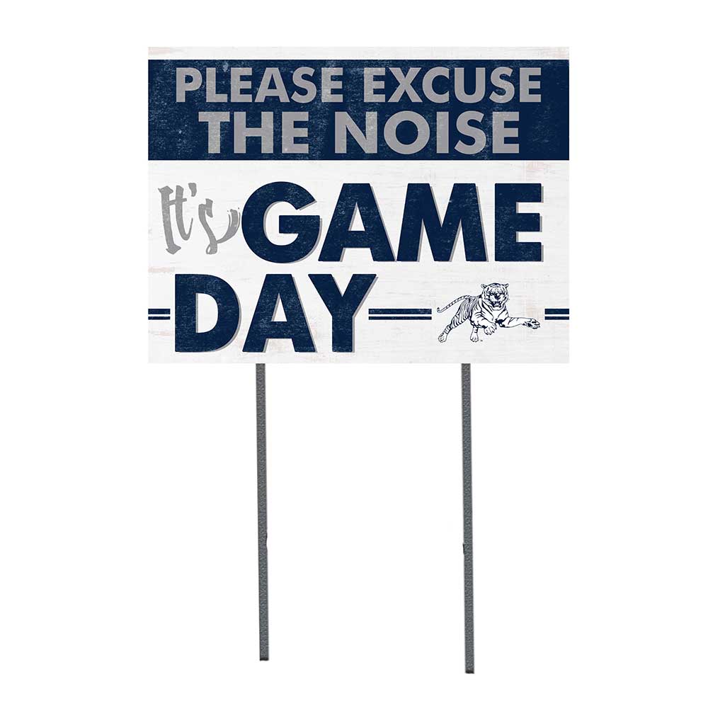 18x24 Lawn Sign Excuse the Noise Jackson State Tigers