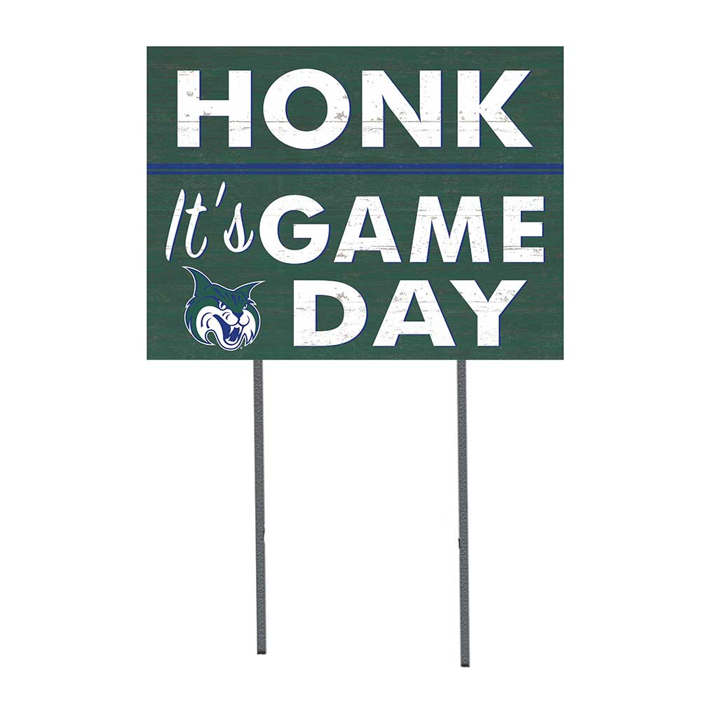 18x24 Lawn Sign Honk Game Day Georgia College Bobcats