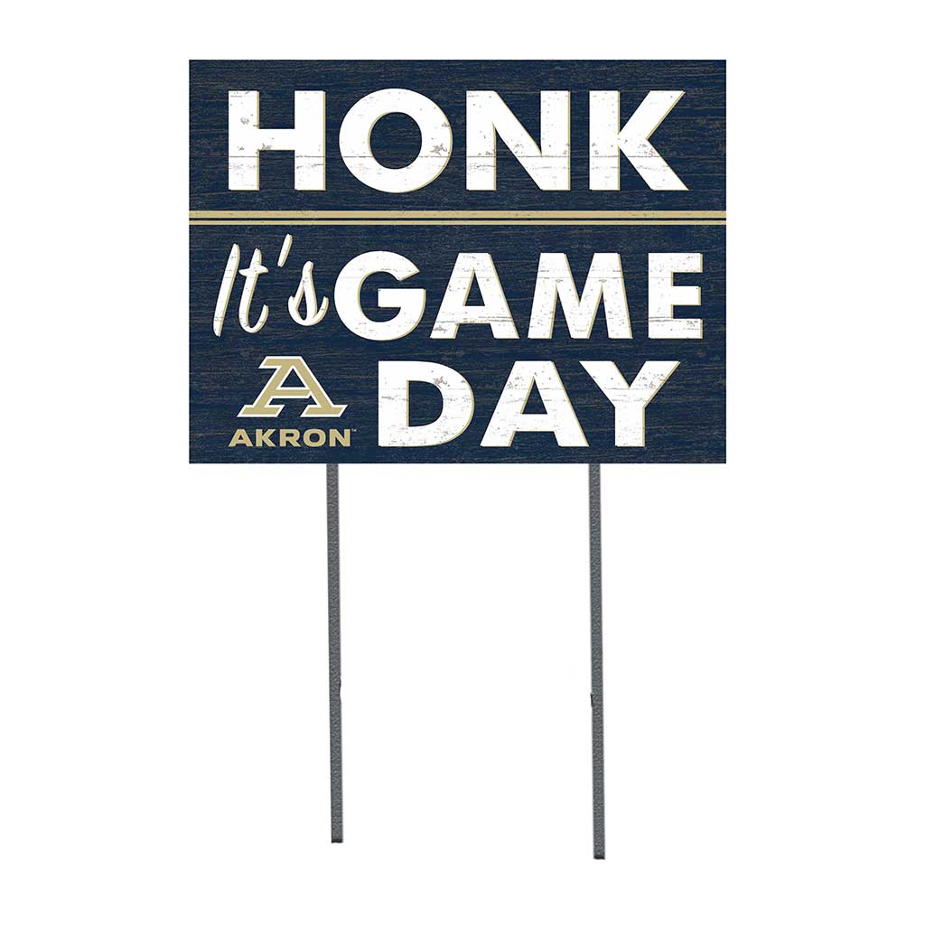 18x24 Lawn Sign Honk Game Day Akron Zips
