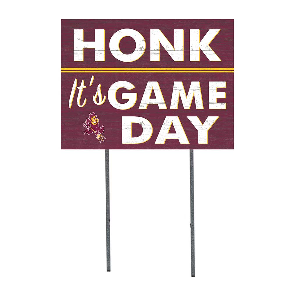 18x24 Lawn Sign Honk Game Day Arizona State Sun Devils