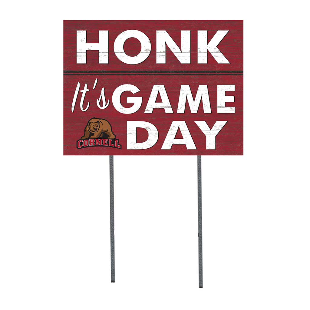 18x24 Lawn Sign Honk Game Day Cornell Big Red