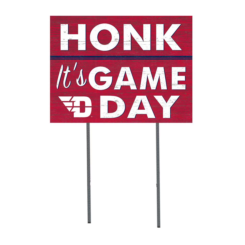 18x24 Lawn Sign Honk Game Day Dayton Flyers