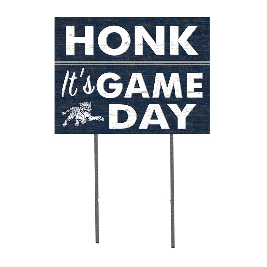 18x24 Lawn Sign Honk Game Day Jackson State Tigers