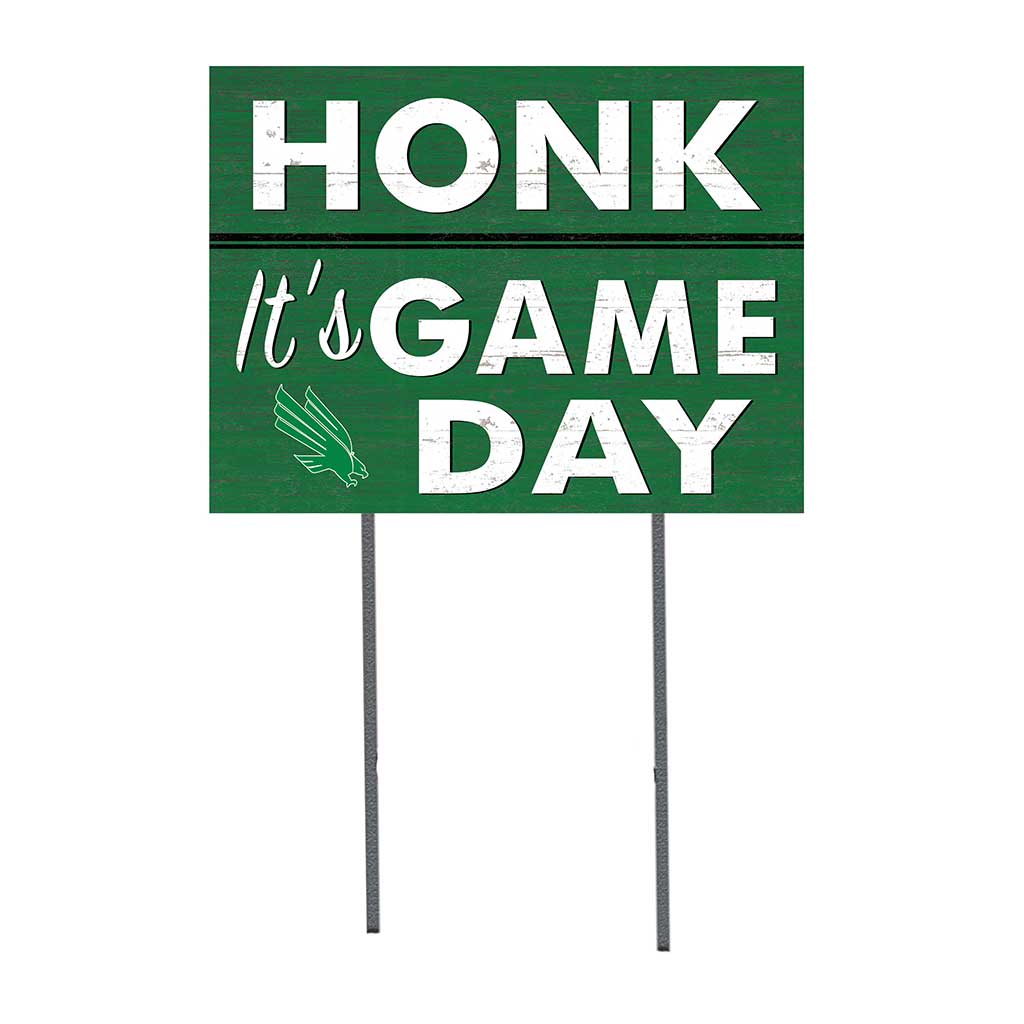 18x24 Lawn Sign Honk Game Day North Texas Mean Green