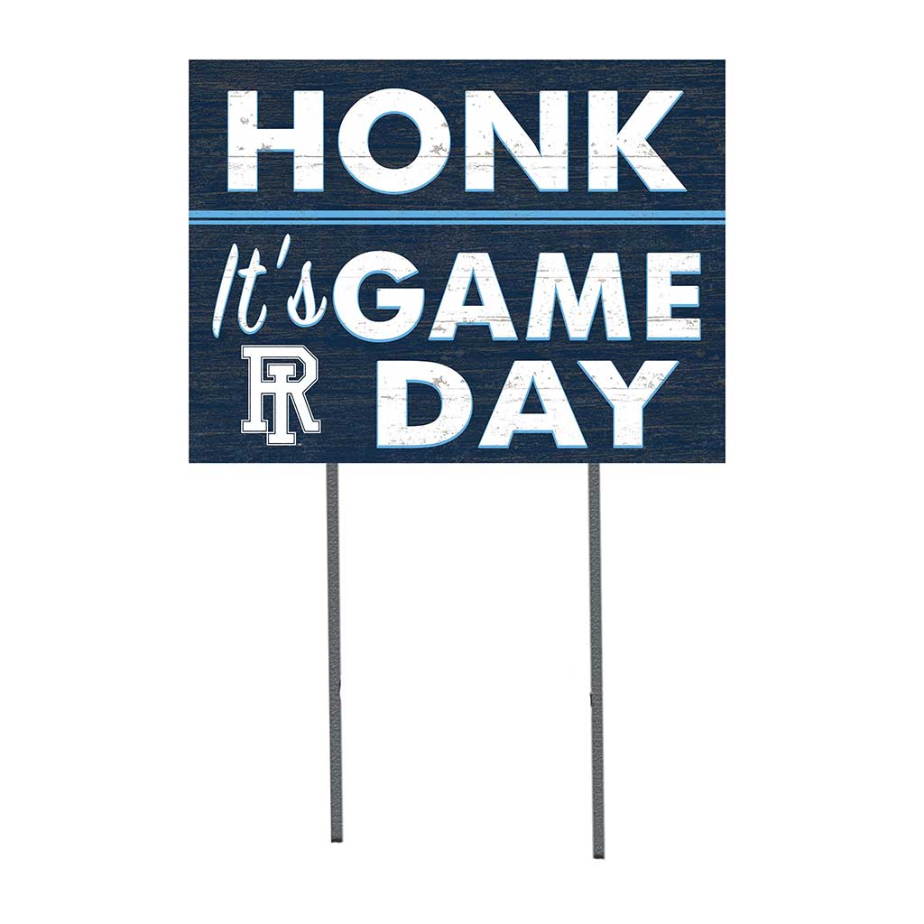 18x24 Lawn Sign Honk Game Day Rhode Island Rams