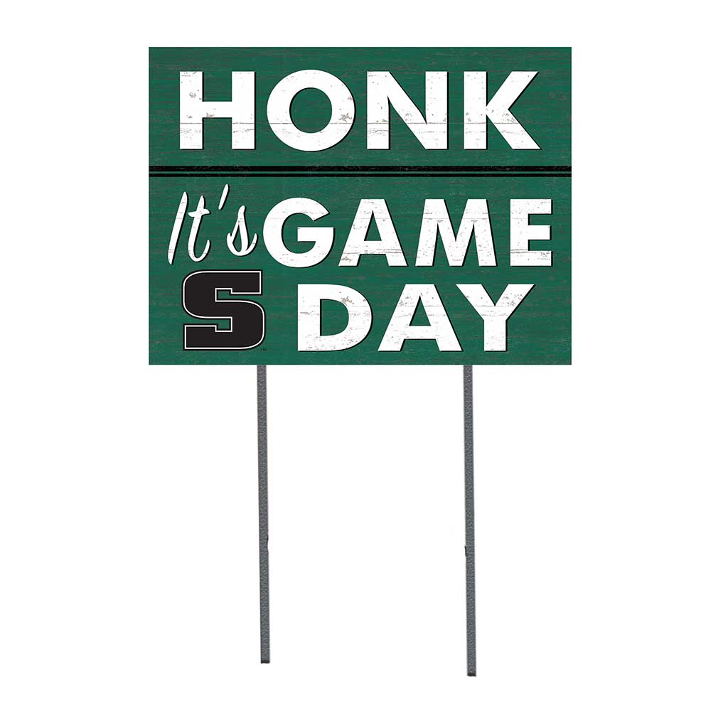 18x24 Lawn Sign Honk Game Day Slippery Rock The Rock