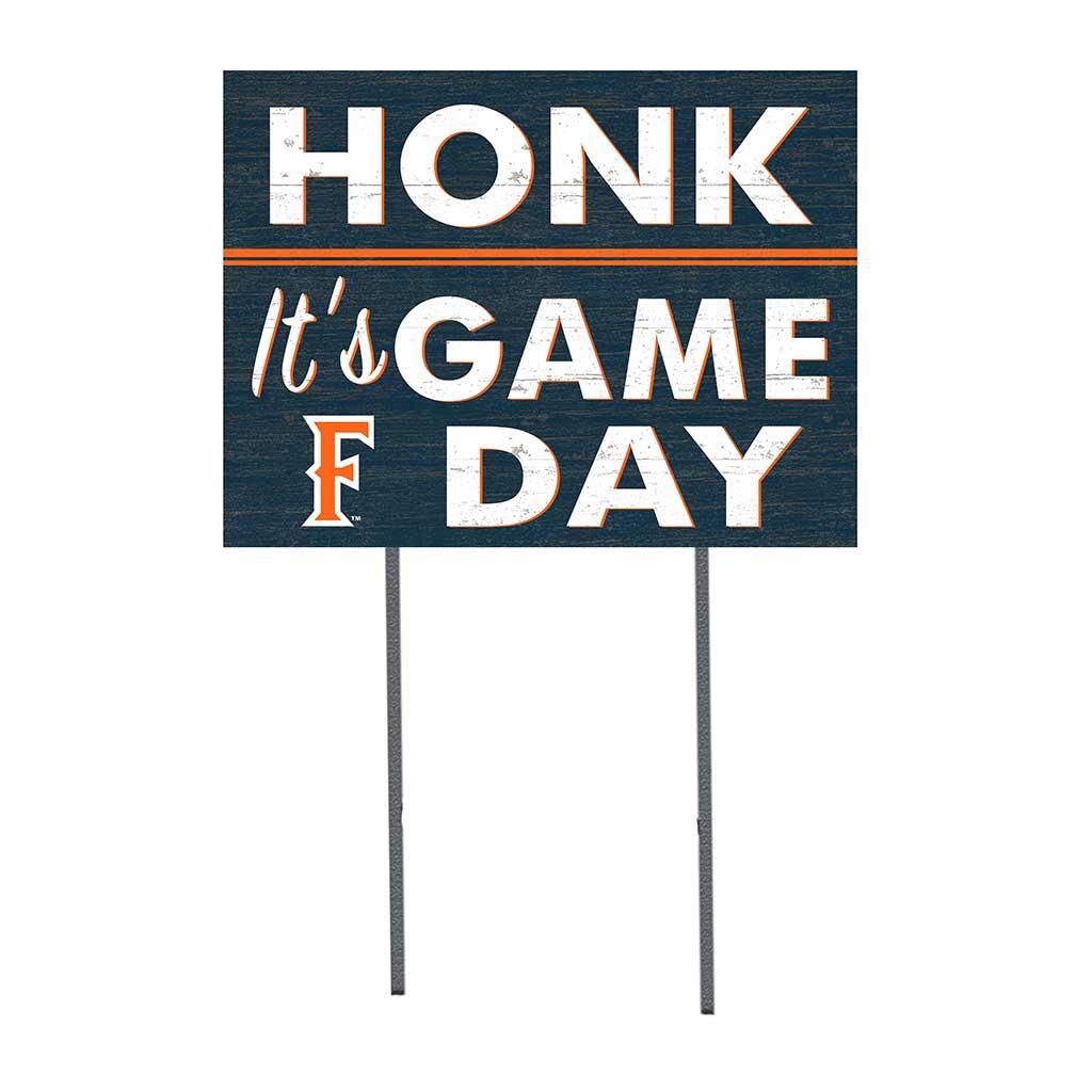 18x24 Lawn Sign Honk Game Day Cal State Fullerton Titans
