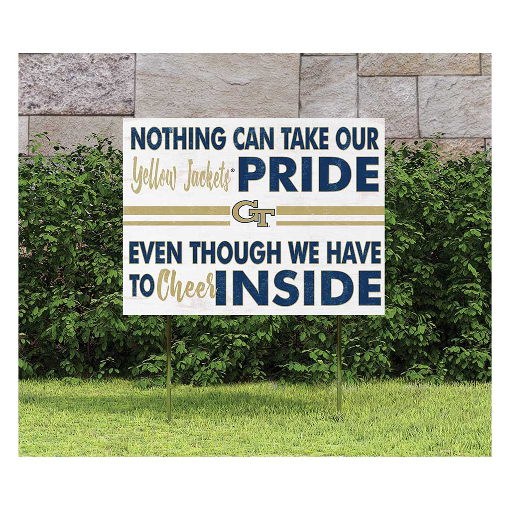 18x24 Lawn Sign Nothing Can Take Georgia Tech Yellow Jackets