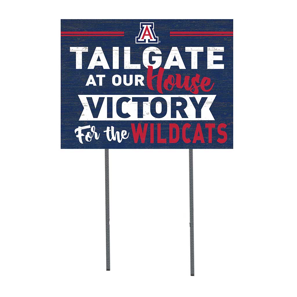 18x24 Lawn Sign Tailgate at Our House Arizona Wildcats