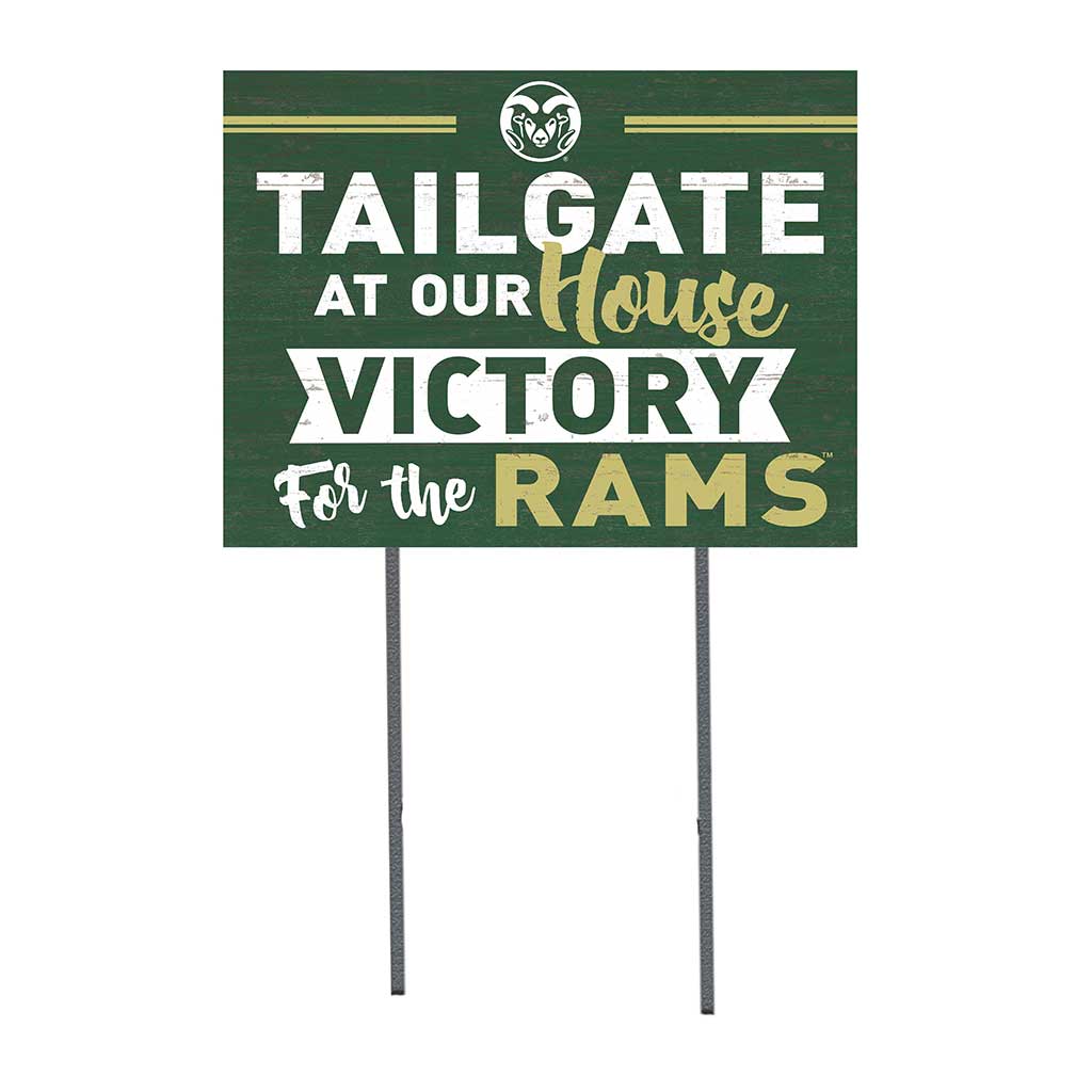 18x24 Lawn Sign Tailgate at Our House Colorado State-Ft. Collins Rams