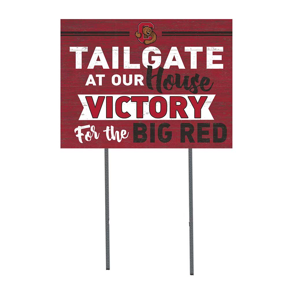 18x24 Lawn Sign Tailgate at Our House Cornell Big Red