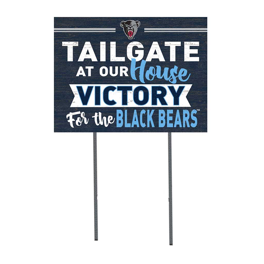 18x24 Lawn Sign Tailgate at Our House Maine (Orono) Black Bears