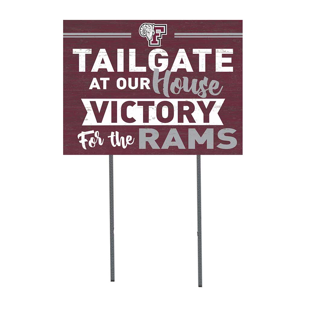18x24 Lawn Sign Tailgate at Our House Fordham Rams