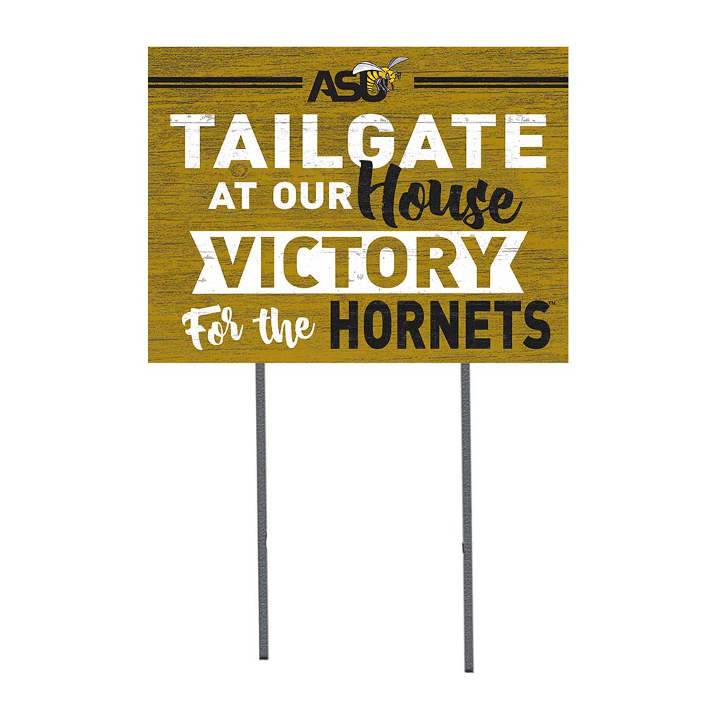 18x24 Lawn Sign Tailgate at Our House Alabama State HORNETS