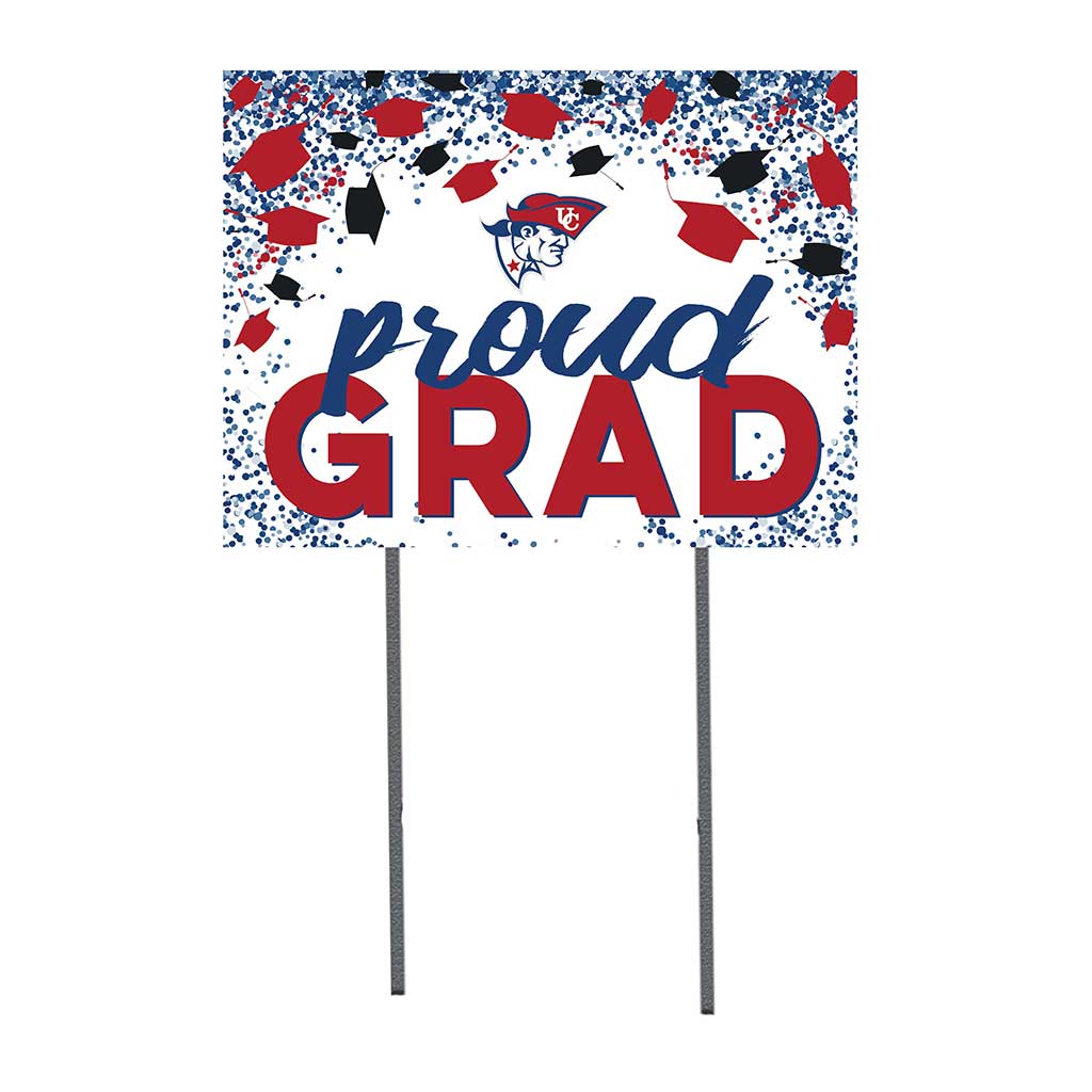 18x24 Lawn Sign Grad with Cap and Confetti University of the Cumberlands Patriots