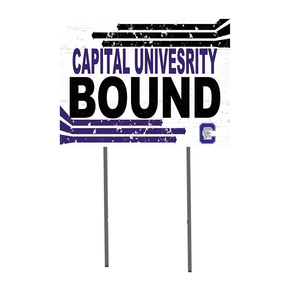 18x24 Lawn Sign Retro School Bound Capital University Crusaders