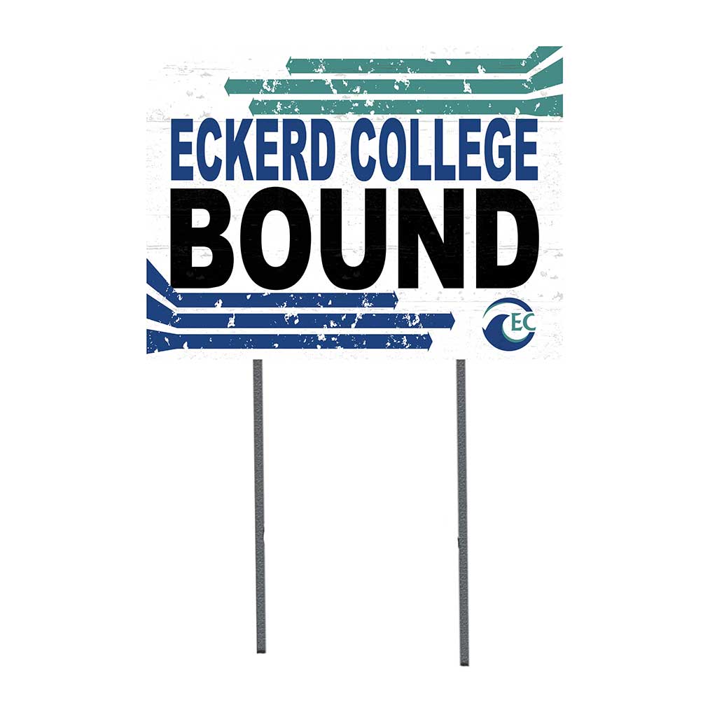18x24 Lawn Sign Retro School Bound Eckerd College Tritons