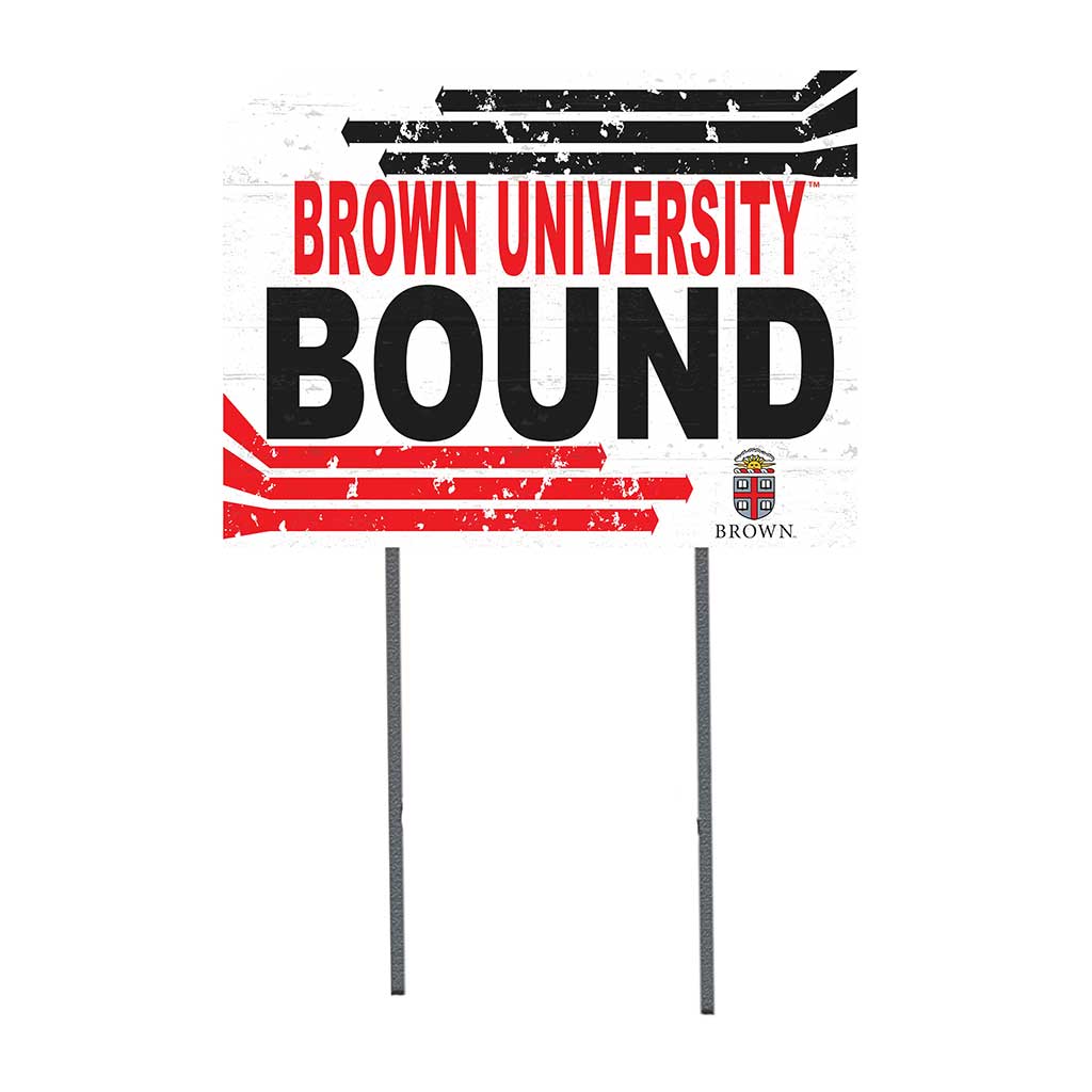 18x24 Lawn Sign Retro School Bound Brown Bears